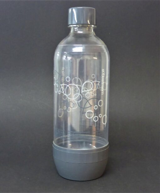 1L SodaStream SODACLUB Ersatzflasche Trinkflasche grau Sprudlerflasche – Bild 2