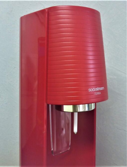 1x SodaStream Terra ROT Trinkwassersprudler OVP + Zylinder und Flasche Sparset – Bild 6