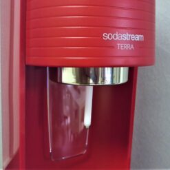 1x SodaStream Terra ROT Trinkwassersprudler OVP + Zylinder und Flasche Sparset