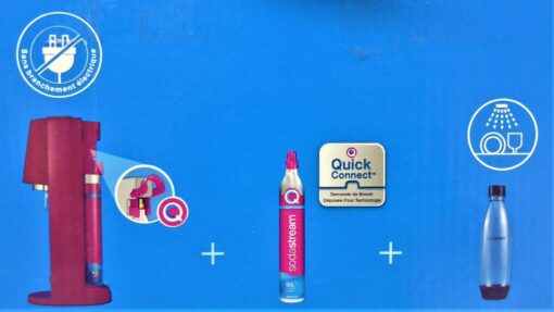 1x SodaStream Terra ROT Trinkwassersprudler OVP + Zylinder und Flasche Sparset – Bild 8