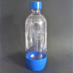 1x1L Soda Club Ersatz-Trinkflasche blau Sprudlerflasche Sodastream PET Flaschen