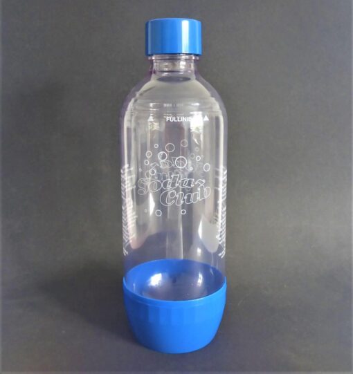 1x1L Soda Club Ersatz-Trinkflasche blau Sprudlerflasche Sodastream PET Flaschen – Bild 2