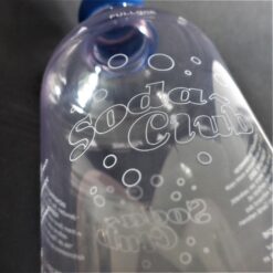 1x1L Soda Club Ersatz-Trinkflasche blau Sprudlerflasche Sodastream PET Flaschen