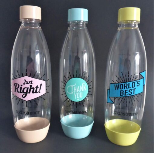 3 er SET SODASTREAM Play Source Power Flaschen SET 3 Flaschen EDITION – Bild 2