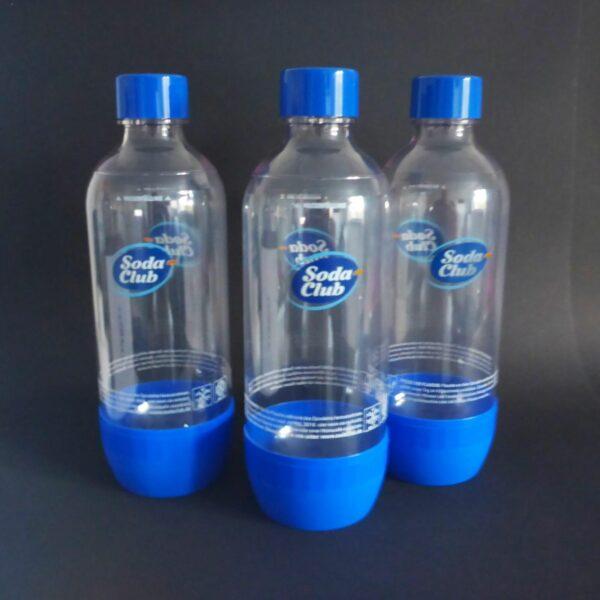 3x1L NEU SodaStream BLAU Sodaclub Trinkflasche Wasserflasche Flasche | sodawonder