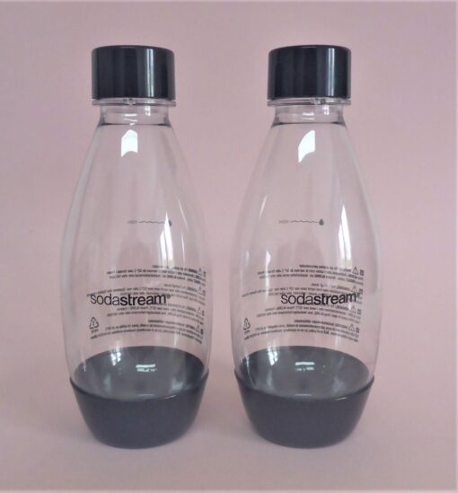 NEU SET SODASTREAM Flaschen mini klein 0,5l. SET schwarz SET – Bild 2