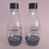 NEU SET SODASTREAM Flaschen mini klein 0,5l. SET schwarz SET