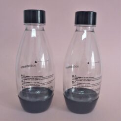 NEU SET SODASTREAM Flaschen mini klein 0,5l. SET schwarz SET
