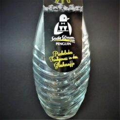 SodaStream Glaskaraffe mit Champagner Verschluss ORIGINAL für Penguin & Crystal