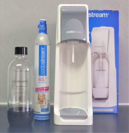 SodaStream COOL grau/weiß Vorteilspack incl. CO2 Zylinder NEU mit PET Flasche – Bild 2
