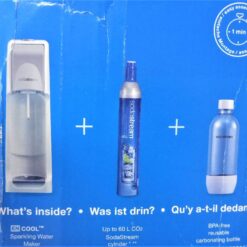 SodaStream COOL grau/weiß Vorteilspack incl. CO2 Zylinder NEU mit PET Flasche
