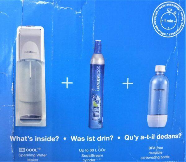 SodaStream COOL grau/weiß Vorteilspack incl. CO2 Zylinder NEU mit PET Flasche | sodawonder