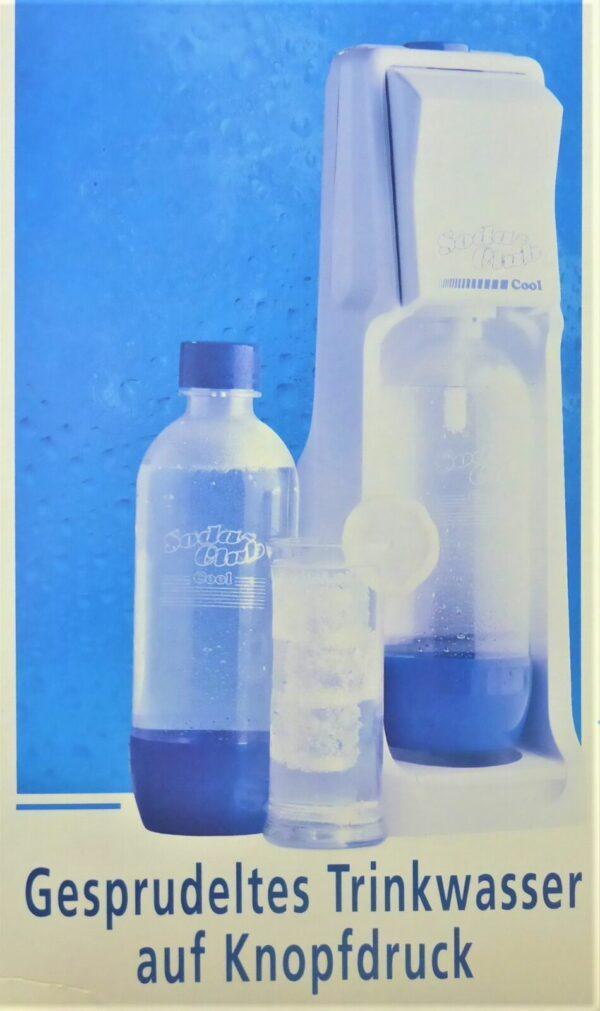 SodaClub COOL in WEIß Sparpack 1 PET-Flasche 1 CO2 Zylinder NEU | sodawonder