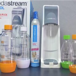 SodaStream COOL in grau Megapack incl. CO2 Zylinder NEU mit 4x PET Flasche