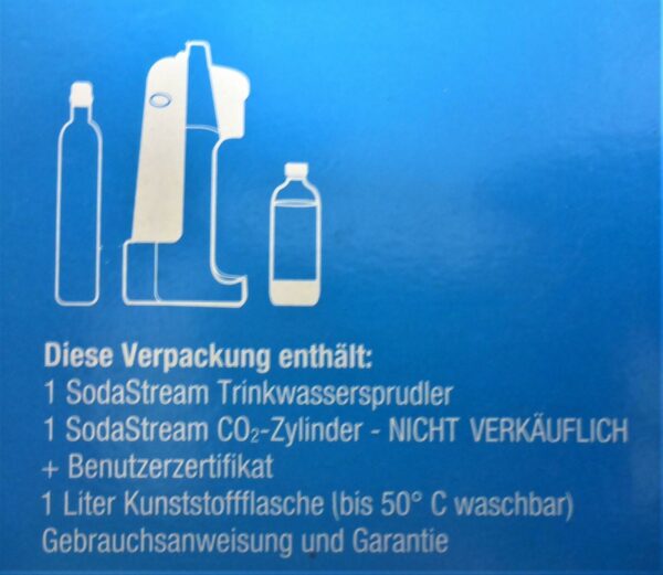 SodaStream COOL in grau Vorteilspack incl. CO2 Zylinder NEU mit PET Flasche – Bild 3