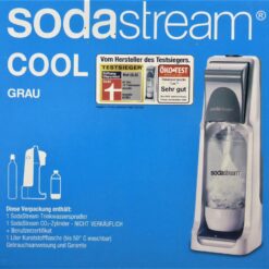SodaStream COOL in grau Vorteilspack incl. CO2 Zylinder NEU mit PET Flasche