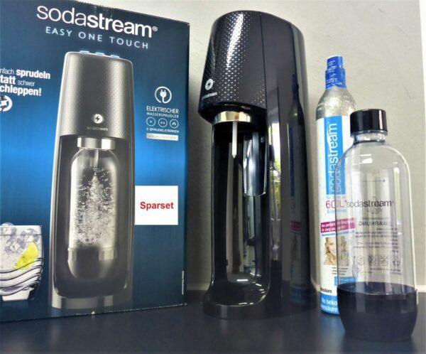 SodaStream NEU + OVP one Touch Zubehör Sparset black EASY SPIRIT VOLLAUTOMATISCH | sodawonder