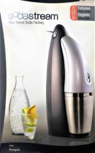 SodaStream NEU Penguin mit Zubehör Co2 Zylinder 2x Glasflaschen Ausstellungsteil | sodawonder