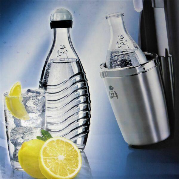 SodaStream NEU Penguin mit Zubehör CO2 Zylinder 2x Glasflaschen Original SodaClub | sodawonder