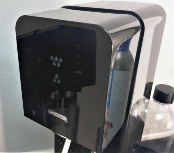 SodaStream Source SET schwarz gänzend 3-Stufen LED Anzeige Aussteller | sodawonder