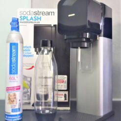 SodaStream Splash PLAY black silber EDITION + Zylinder Flasche Ausstellungsgerät