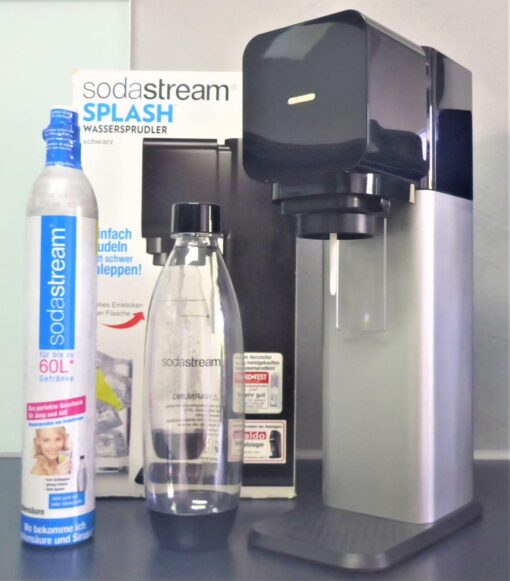 SodaStream Splash PLAY black silber EDITION + Zylinder Flasche Ausstellungsgerät – Bild 2