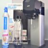 SodaStream Splash PLAY black silber EDITION + Zylinder Flasche Ausstellungsgerät