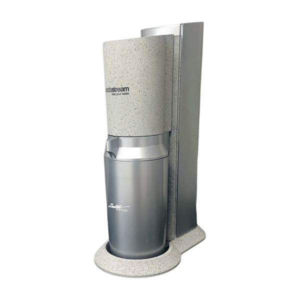 SodaStream Crystal WHITESTONE silber Sondermodel Limited EDITION Steindesign | sodawonder