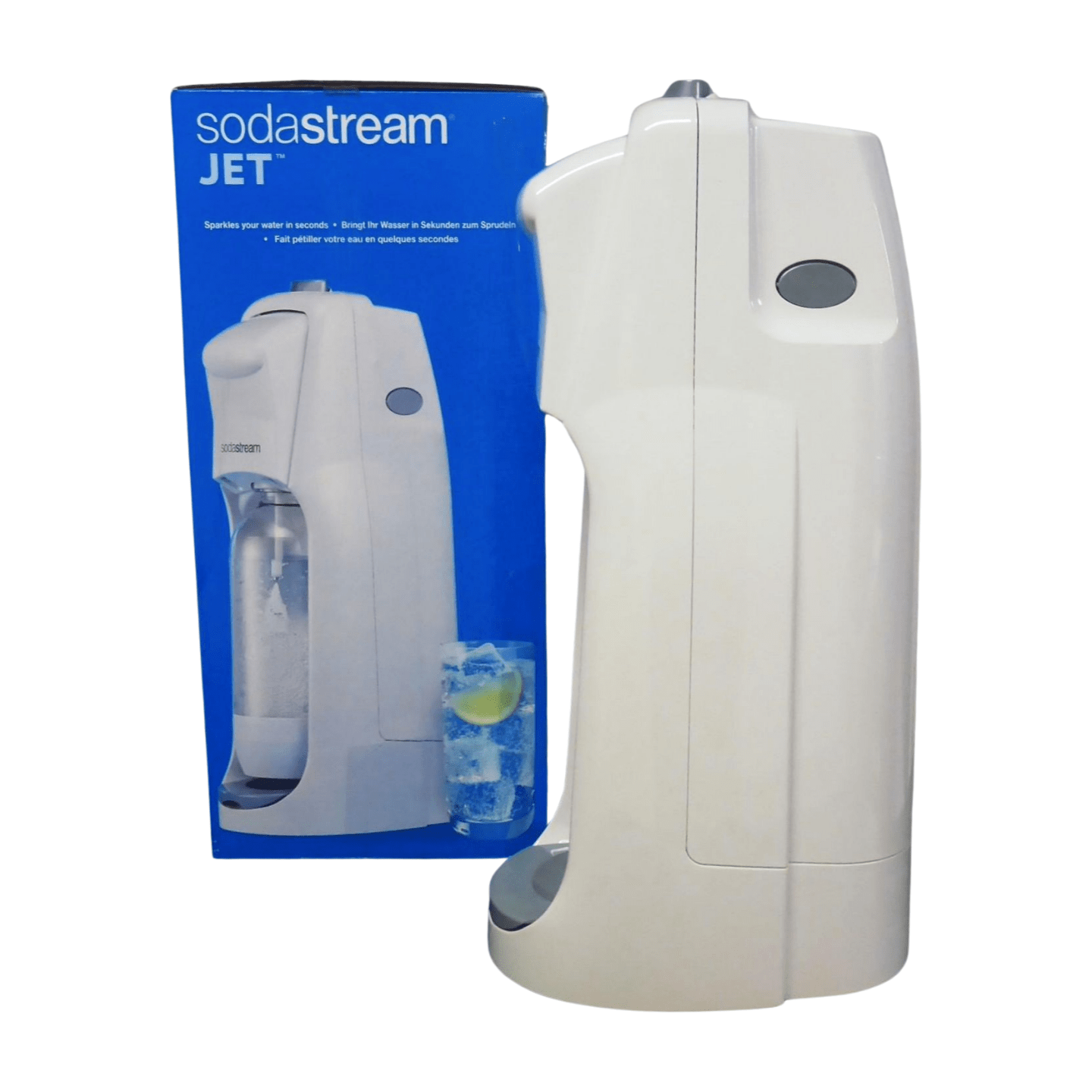 SodaStream JET / Stream weiß Sparpack + Zylinder + Flasche Soda-Club – Bild 3