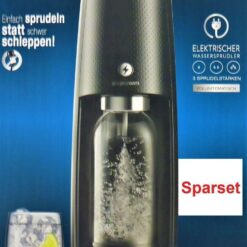 SodaStream Easy one Touch Sparset schwarz VOLLAUTOMATISCH