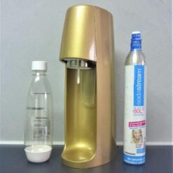 SodaStream EASY Edition GOLDSTÜCK Trinkwassersprudler + Zylinder und Flasche