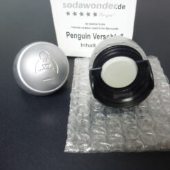2x Sodastream Glaskaraffe Deckel Champagner Verschluß Ersatzteil Penguin Crystal