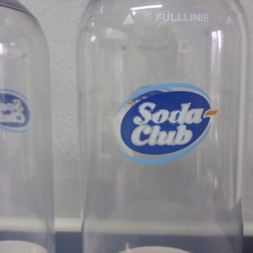 NEU 2x1L SodaStream Trinkflasche WEIß PET Wasserflasche SODACLUB – Bild 3