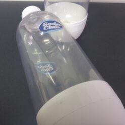 NEU 2x1L SodaStream Trinkflasche WEIß PET Wasserflasche SODACLUB