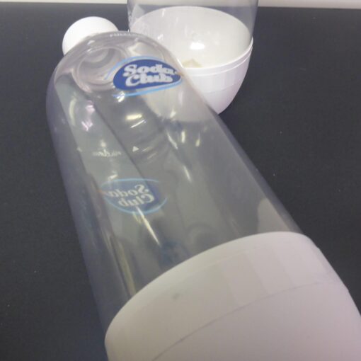 NEU 2x1L SodaStream Trinkflasche WEIß PET Wasserflasche SODACLUB – Bild 2