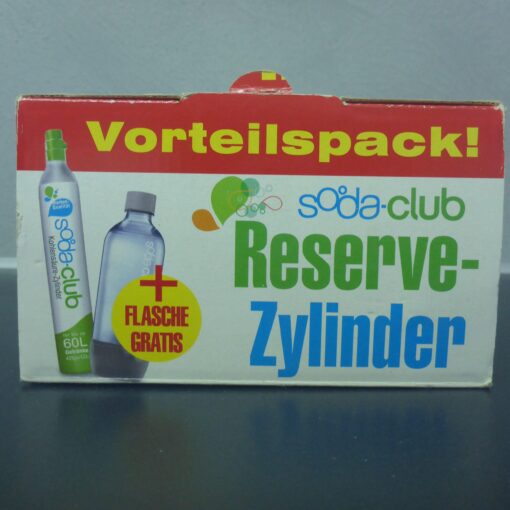 Vorteilspack Sodastream Sodaclub Zylinder mit PET Flasche 1L. – Bild 3