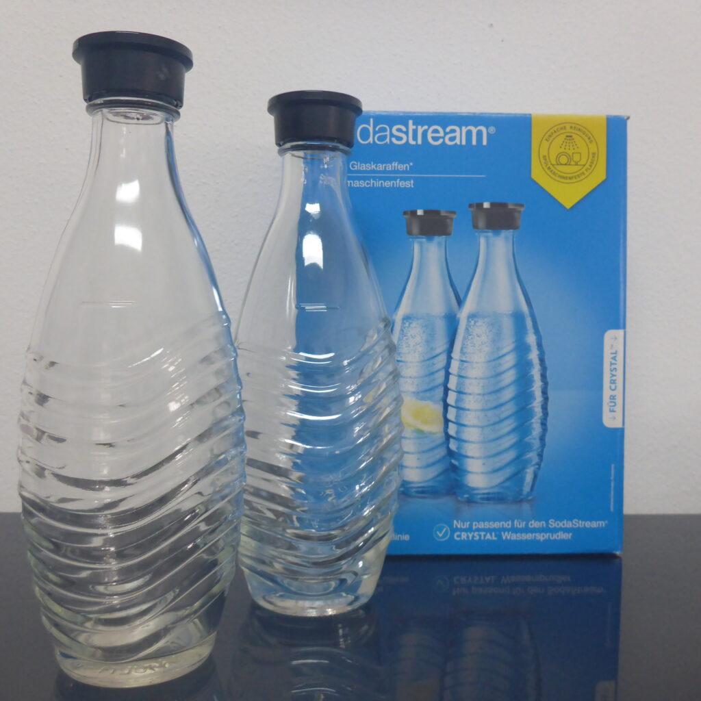 NEU 2x SODASTREAM Flaschen Glasflaschen Glaskaraffe Wasserflasche 24,99 €