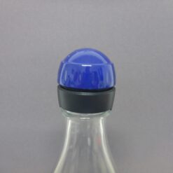 Sodastream BLAU Glaskaraffe Deckel Champagner Verschluss Ersatzteil Pinguin Crystal