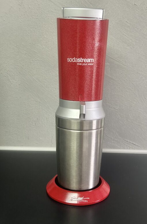 SodaStream Crystal 2.0 rot silber Edelstahl LIMITED EDITION Wassersprudler – Bild 7