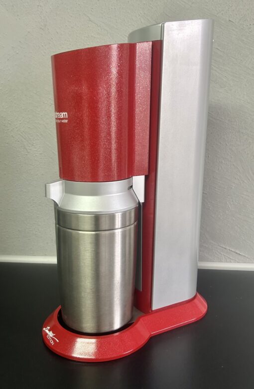 SodaStream Crystal 2.0 rot silber Edelstahl LIMITED EDITION Wassersprudler – Bild 6