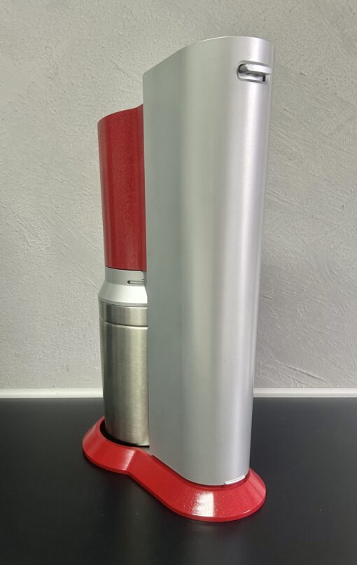 SodaStream Crystal 2.0 rot silber Edelstahl LIMITED EDITION Wassersprudler – Bild 5