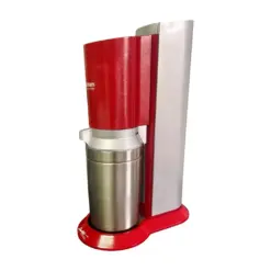 SodaStream Crystal 2.0 rot silber Edelstahl LIMITED EDITION Wassersprudler