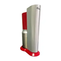 SodaStream Crystal 2.0 rot silber Edelstahl LIMITED EDITION Wassersprudler