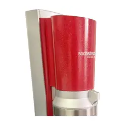 SodaStream Crystal 2.0 rot silber Edelstahl LIMITED EDITION Wassersprudler