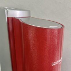 SodaStream Crystal 2.0 rot silber Edelstahl LIMITED EDITION Wassersprudler