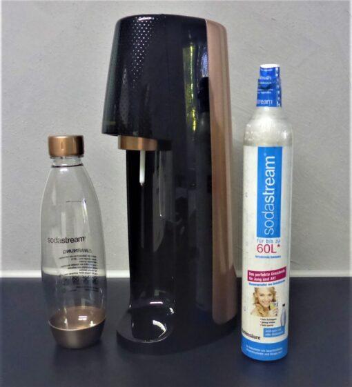 SodaStream EASY GOLD NEU Trinkwassersprudler LIMETED EDITION Rosegold/black SET – Bild 3