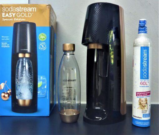 SodaStream EASY GOLD NEU Trinkwassersprudler LIMETED EDITION Rosegold/black SET