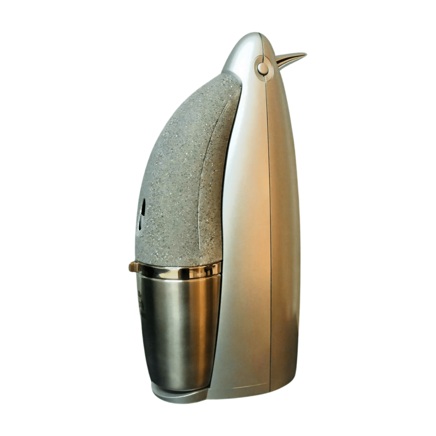 SodaStream Penguin SILBERSTONE sehr selten EDITION Original SodaClub Steinfarbe