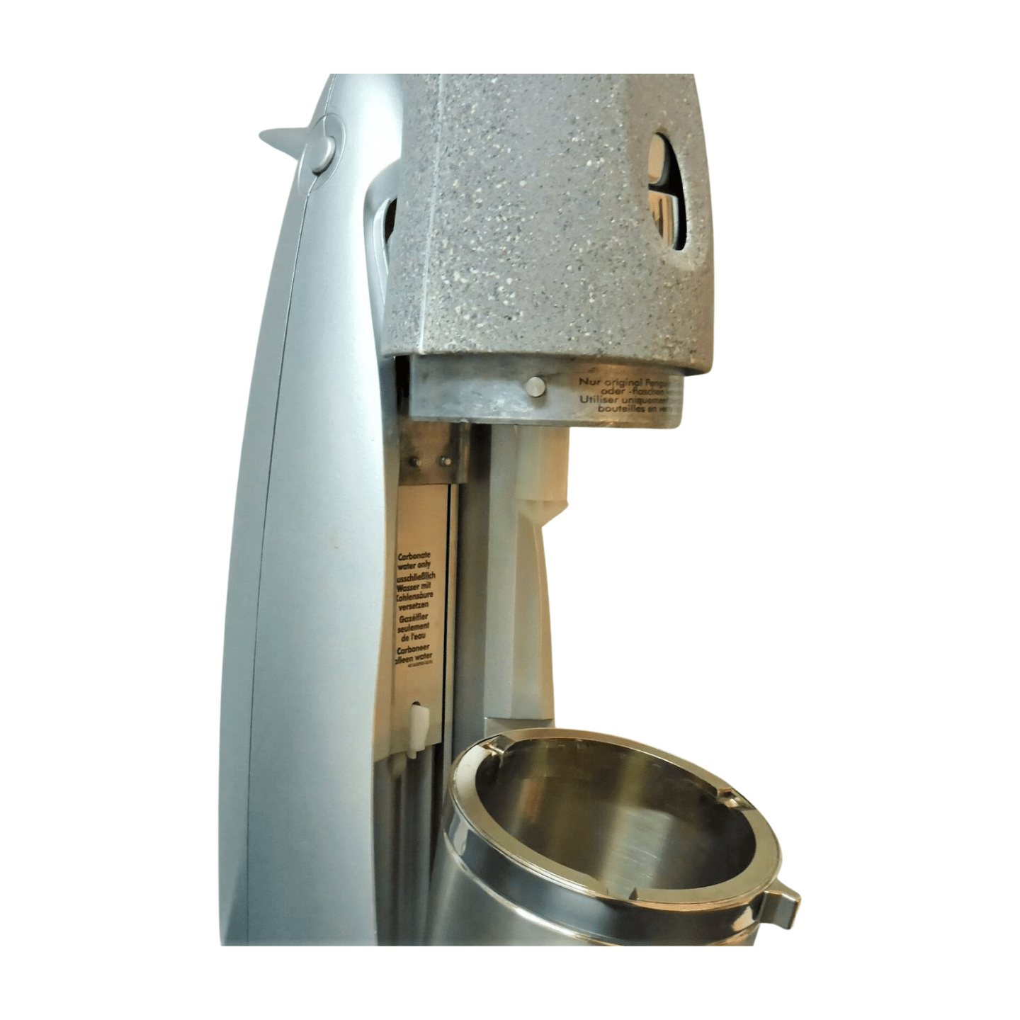 SodaStream Penguin SILBERSTONE sehr selten EDITION Original SodaClub Steinfarbe – Bild 6