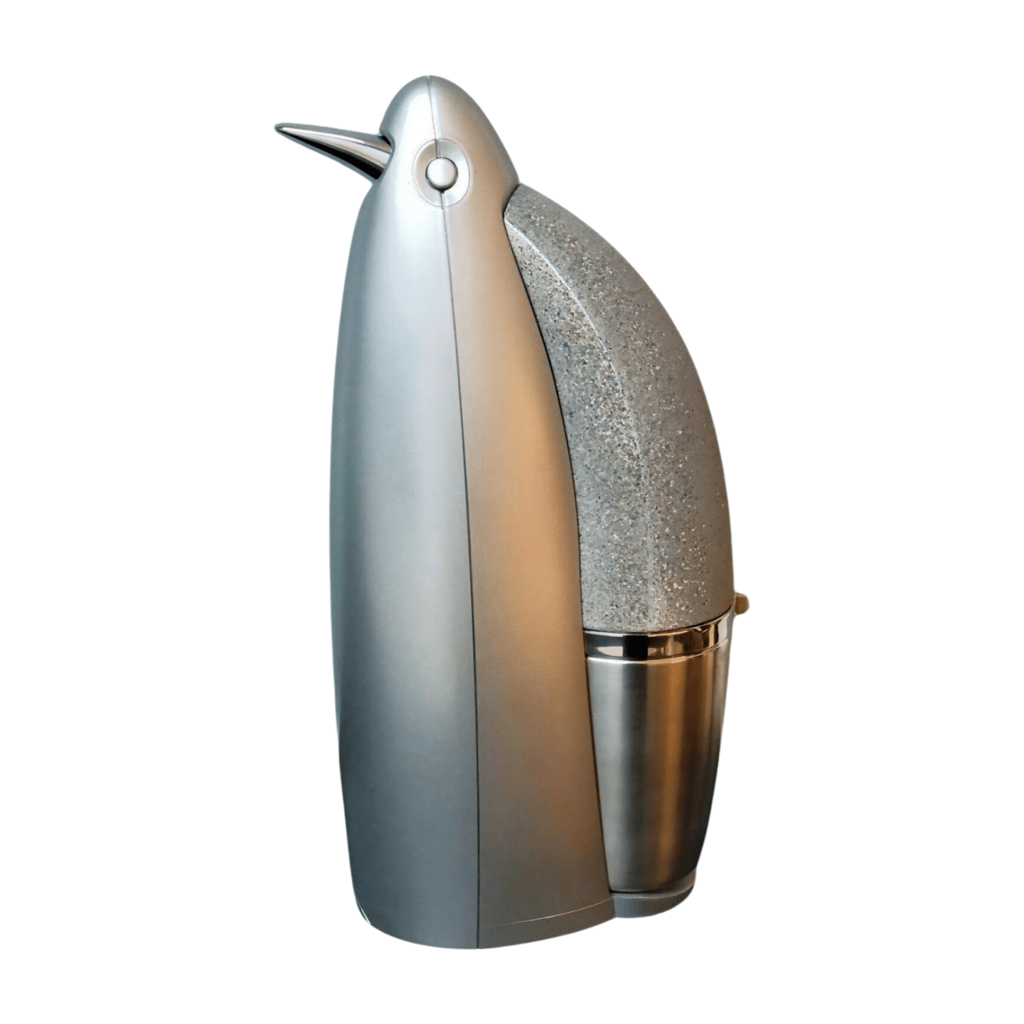 SodaStream Penguin SILBERSTONE sehr selten EDITION Original SodaClub Steinfarbe – Bild 2